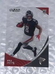 2021 PANINI CHRONICLES CLEAR VISION KYLE PITTS ROOKIE CARD