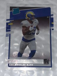 2020 PANINI CHRONICLES CAM AKERS DONRUSS CLEARY RATED ROOKIE