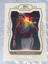 85/250!!  2008 TOPPS STERLING MIKE SCHMIDT MS2