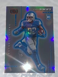 2020 PANINI CHRONICLES DYNAGON DANDRE SWIFT SILVER PRIZM ROOKIE CARD