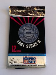 1991 SERIES II PRO SET PLATINUM NFL CARD PACK