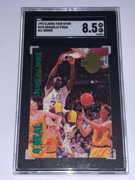 1993 CLASSIC FOUR SPORT SHAQUILLE ONEAL CLASSIC ALL ROOKIE GRADED SGC NM-MT 8.5
