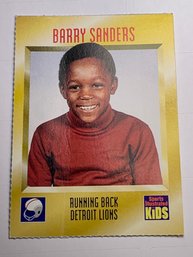1996 SPORTS ILLUSTRATED FOR KIDS PERFORATED BARRY SANDERS