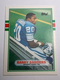SHARP 1989 TOPPS #83T BARRY SANDERS ROOKIE CARD