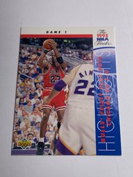 1993 UPPER DECK MICHAEL JORDAN NBA FINALS HIGHLIGHTS