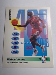 1991 SKYBOX MICHAEL JORDAN POINTS STATS