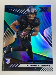 54/99!! 2021 PANINI CHRONICLES XR DP RONDALE MOORE ROOKIE CARD
