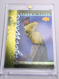 TIGER WOODS 2001 UPPER DECK ROOKIE CARD TIGERS TALES TT16