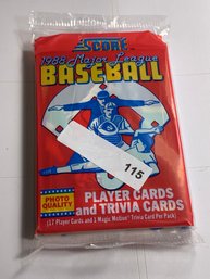 1988 SCORE MLB CARDS PACK