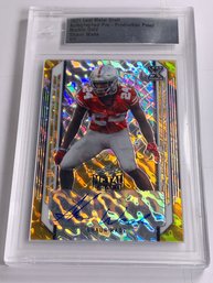 1/1!! TRUE ONE OF ONE!! 2021 LEAF METAL DRAFT AUTOGRAPHED PRE-PRODUCTION PROOF MARBLE GOLD SHAUN WADE ROOKIE