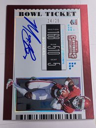 RARE 24/25!! 2019 PANINI CONTENDERS DRAFT PICKS SP MARQUISE BROWN AUTOGRAPHED ROOKIE CARD