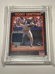2022 JERSEY FUSION TONY GWYNN AUTHENTIC GAME WORN JERSEY SWATCH