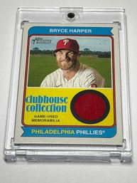 2023 TOPPS HERITAGE CLUBHOUSE COLLECTION BRYCE HARPER GAME USED MEMORABILIA