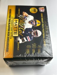 FACTORY SEALED 2022 WILD CARD MATTE DRAFT PICK FOOTBALL CARDS BOX