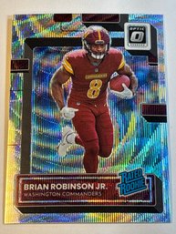 249/300!! 2022 PANINI DONRUSS OPTIC BRIAN ROBINSON SILVER WAVE PRIZM RATED ROOKIE CARD