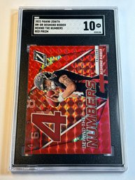 2022 PANINI ZENITH BN-DR DESMOND RIDDER BEHIND THE NUMBERS RED PRIZM ROOKIE CARD GRADED SGC GEM MINT 10