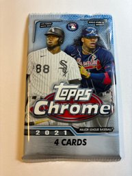 2021 TOPPS CHROME MLB CARDS PACK
