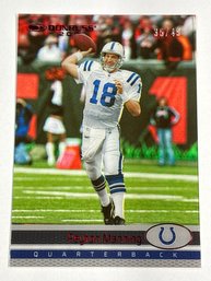 35/49!! 2022 PANINI CLEARLY DONRUSS PEYTON MANNING RED FOIL SP