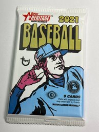 2021 TOPPS HERITAGE HIGH NUMBER HOBBY EDITION MLB CARDS PACK