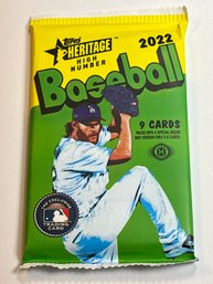 2022 TOPPS HERITAGE HIGH NUMBER HOBBY MLB CARDS PACK