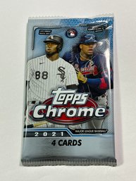 2021 TOPPS CHROME MLB BASEBALL CARDS PACK