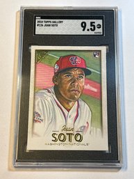 2018 TOPPS GALLERY #126 JUAN SOTO ROOKIE CARD GRADED SGC MINT