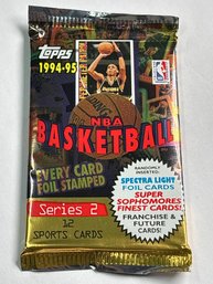 1945-95 TOPPS NBA BASKETBALL SERIES 2 FOIL STAMPED CARDS PACK