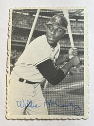 WILLIE MCCOVEY HOF 1969 TOPPS DECKLE EDGE NO 31 OF 33