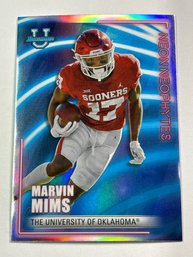 2022 TOPPS BOWMAN UNIVERSITY MARVIN MIMS NEON NEOPHYTES NN-9 ROOKIE CARD