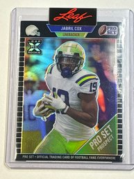 AUTHENTIC 1 OF 1!!  SEALED UNSIGNED PRE-PRODUCTION PROOF 11 JABRIL COX PRO SET PROSPECT ROOKIE CARD
