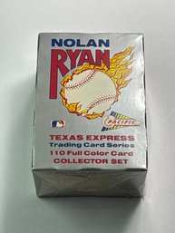 FACTORY SEALED 1991 PACIFIC TEXAS EXPRESS NOLAN RYAN 110 FULL COLOR CARD COLLECTOR SET