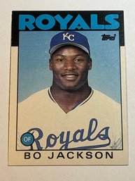 1986 TOPPS TRADED #50T BO JACKSON ROOKIE CARD