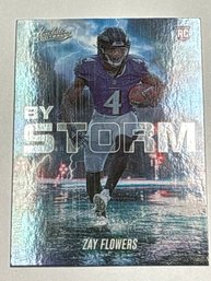 2023 PANINI ABSOLUTE BST-11 ZAY FLOWERS BY STORM ROOKIE CARD INSERT
