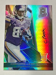 82/99!! 2013 PANINI SPECTRA CORDERRELLE PATTERSON AUTOGRAPHED ROOKIE CARD