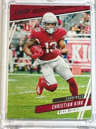 AUTHENTIC ONE OF ONE!! 2020 PANINI PRESTIGE #49 CHRISTIAN KIRK XTRA POINTS SSP ONE OF ONE!!