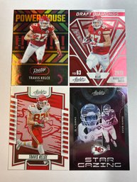 20/50!! 4 CARD TRAVIS KELCE SP NUMBERED LOT