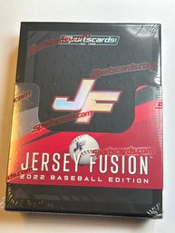 FACTORY SEALED 2022 BASEBALL EDITION JERSEY FUSION GAME/PLAYER WORN JERSEY BOX