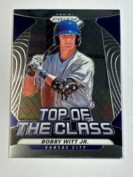 2020 PANINI PRIZM TOC-2 BOBBY WITT JR TOP OF THE CLASS ROOKIE CARD