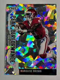 AUTHENTIC 1/1!! 2019 MARQUISE BROWN CRACKED ICE HIT PEAK PERFORMANCE SSP 1/1!