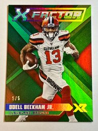 EXTREMELY RARE 5/5!! 2019 PANINI XR XF-9 ODELL BCKHAM JR X-FACTOR SSP