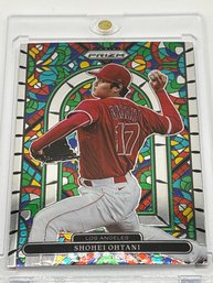 2022 PANINI PRIZM SG-3 SHOHEI OHTANI STAINED GLASS SP INSERT!!