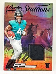 2023 PANINI ZENITH TANK BIGSBY SP ROOKIE STALLIONS AUTHENTIC MEM PATCH ROOKIE CARD