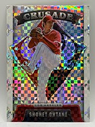 2022 PANINI CHRONICLES CRUSADE #5 SHOGEI OHTANI WHITE SP CRUSADE POWER PRIZM INSERT