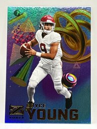 2022 SKYBOX METAL UNIVERSE CHAMPIONS #Z-20 BRYCE YOUNG Z FORCE ROOKIE CARD