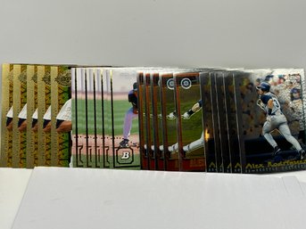 HIGH VALUE UNCIRCULATED ALEX RODRIGUEZ SHORT PRINT GOLD HOBBY PREVIEW INVESTMENT LOT