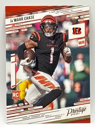 2021 PANINI CHRONICLES PRESTIGE #212 JAMARR CHASE ROOKIE CARD