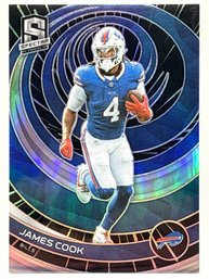 55/75!! 2023 PANINI SPECTRA #9 JAMES COOK PRIZM ROOKIE CARD