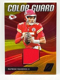 2023 PANINI ZENITH CG-1 PATRICK MAHOMES COLOR GUARD MEMORABILIA PATCH SP