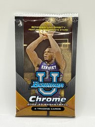 2022/23 BOWMAN CHROME UNIVERSITY BASKETBALL PACK