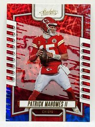 2023 PANINI ABSOLUTE #3 PATRICK MAHOMES SP RED WHITE & BLUE KALEIDOSCOPE PARALLEL